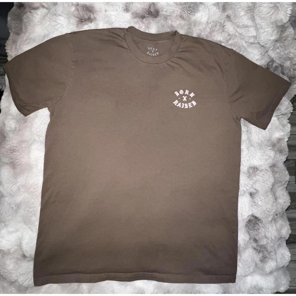 Born x Raised Rocker Tee: Walnut / Pink, Size X-Large - Picture 6 of 11